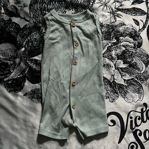 Lila & Jack light green baby romper.